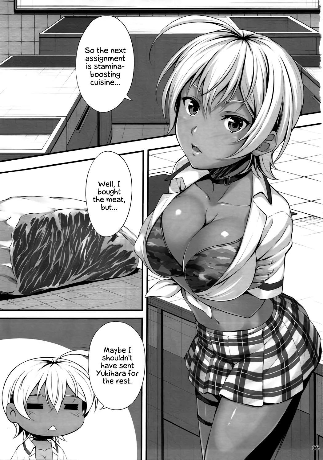 Jerk Namaniku Full Course | Fresh Meat Full Course - Shokugeki no soma Straight Porn - Page 3