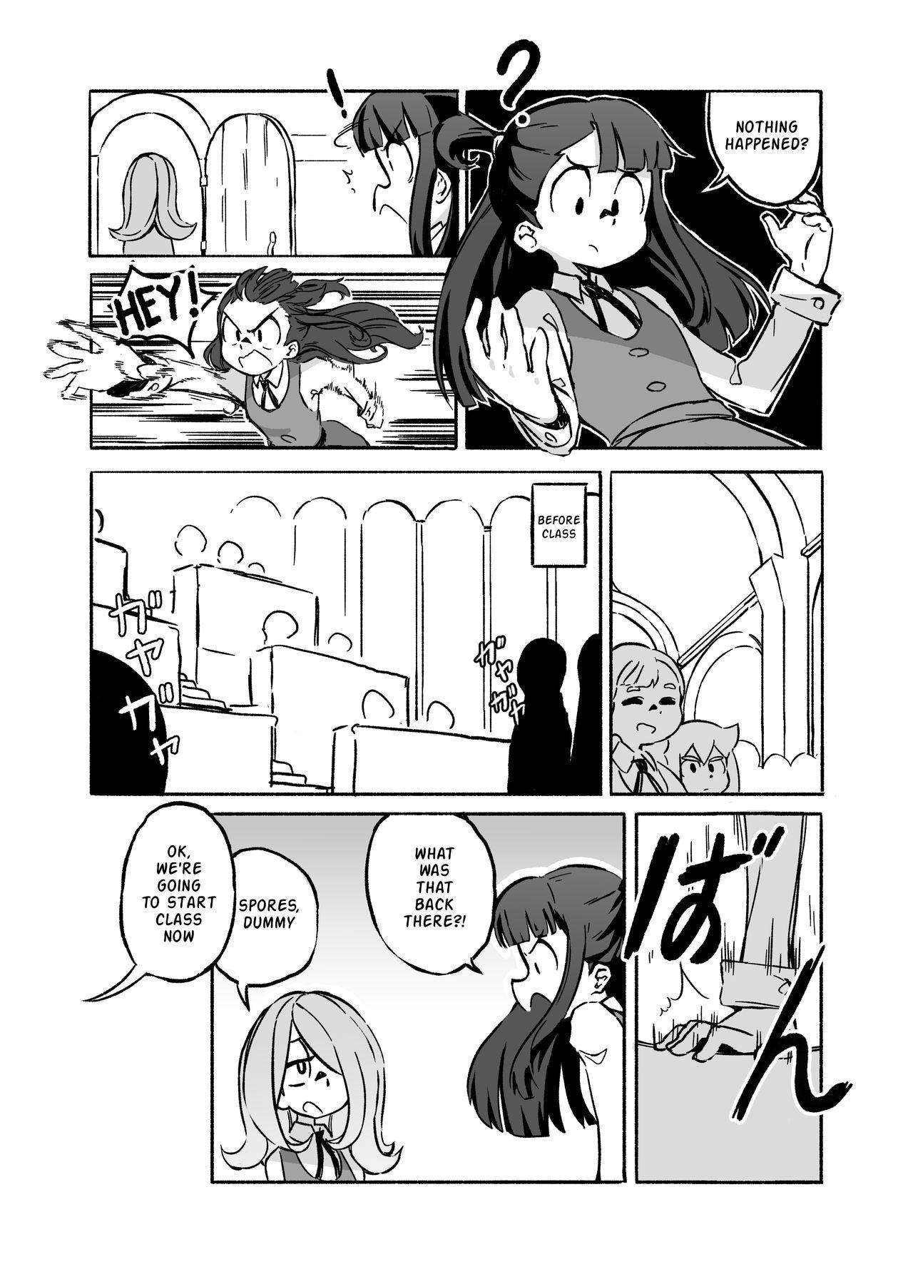 Gay Straight Mushroom Fever - Little witch academia Ebony - Page 6
