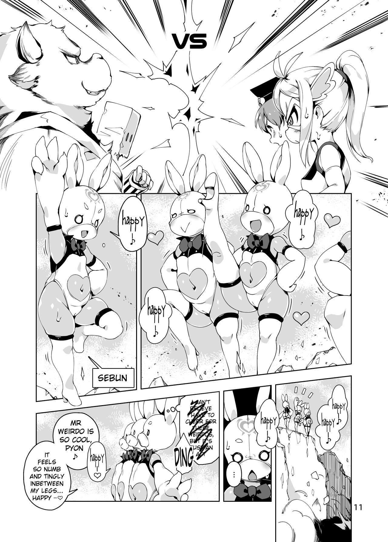 Pussylicking [Nanamehan (Hansharu)] Happy Bunnys e Sennyuu! -Inran Ero Usagi-ka Suit- [English] [xinsu] [Digital] - Original Dance - Page 11