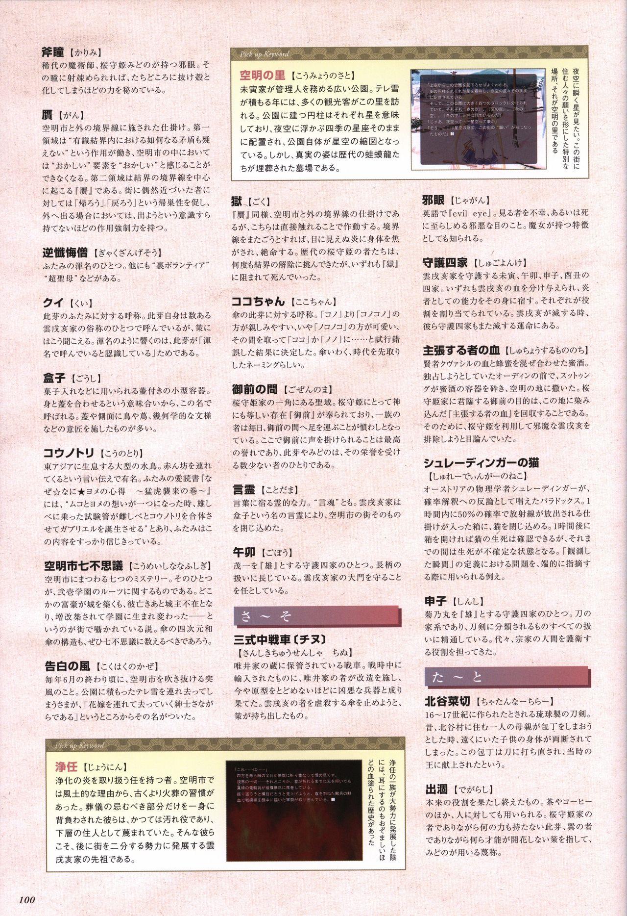 Itsuka, Todoku, Ano Sora ni. visual fanbook 100
