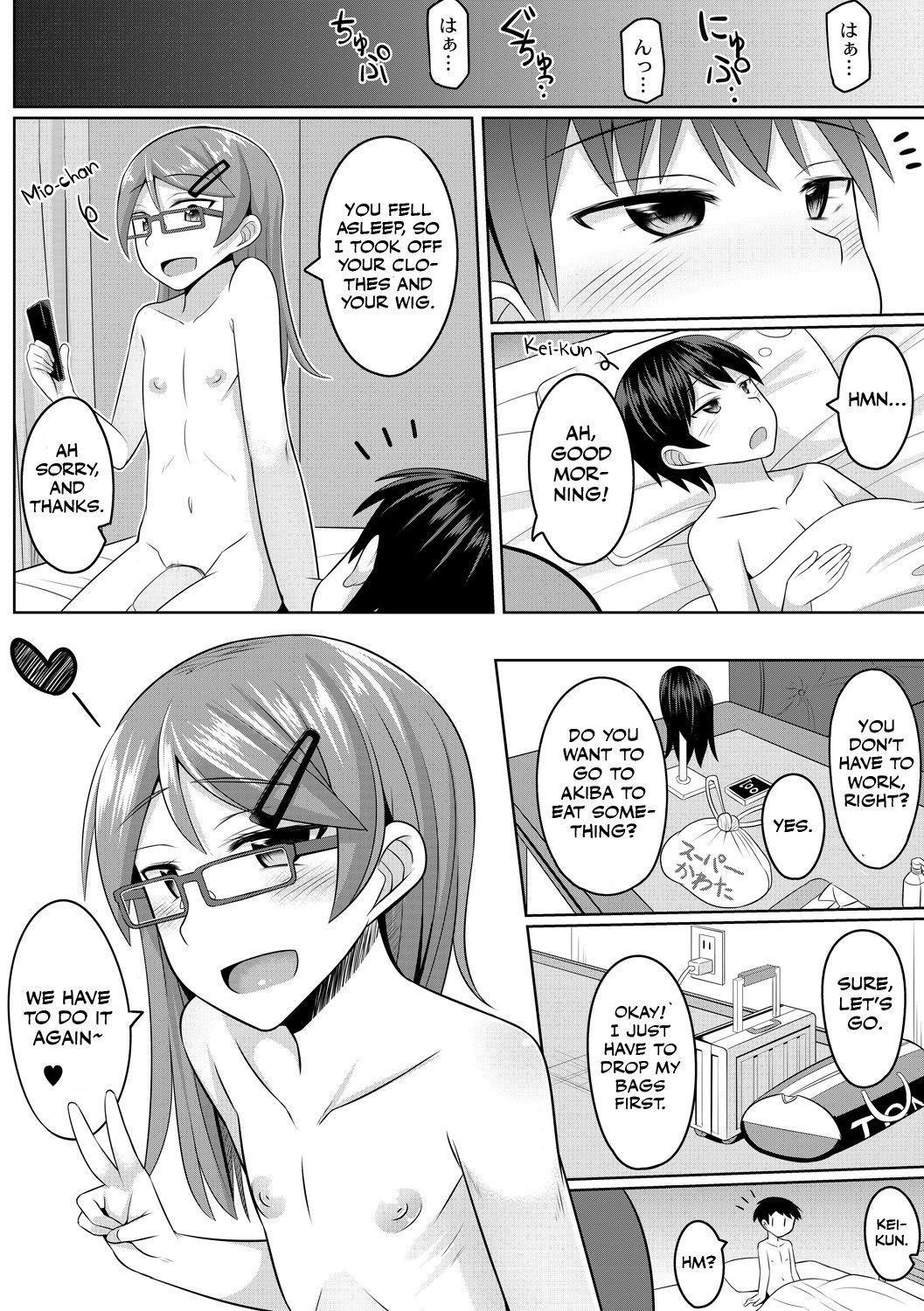 Hot Teen [Kanimaru] Cosplay Otokonoko-tachi ~ Ushiro no Ana ni Iretai Kankei Ch. 1 Mio-chan no Josou Cos H Haishin Beya [English] [Otokonoko Scans] Brasileira - Page 26