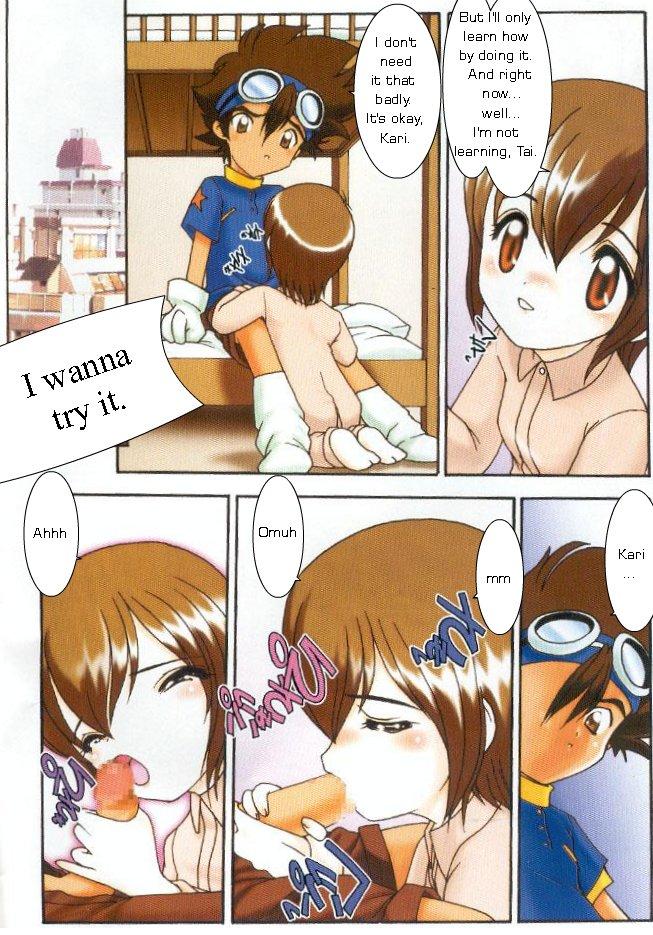 Mistress Hikari-chan To Issho | What Kari Did Back Then - Digimon adventure Real Amature Porn - Page 12