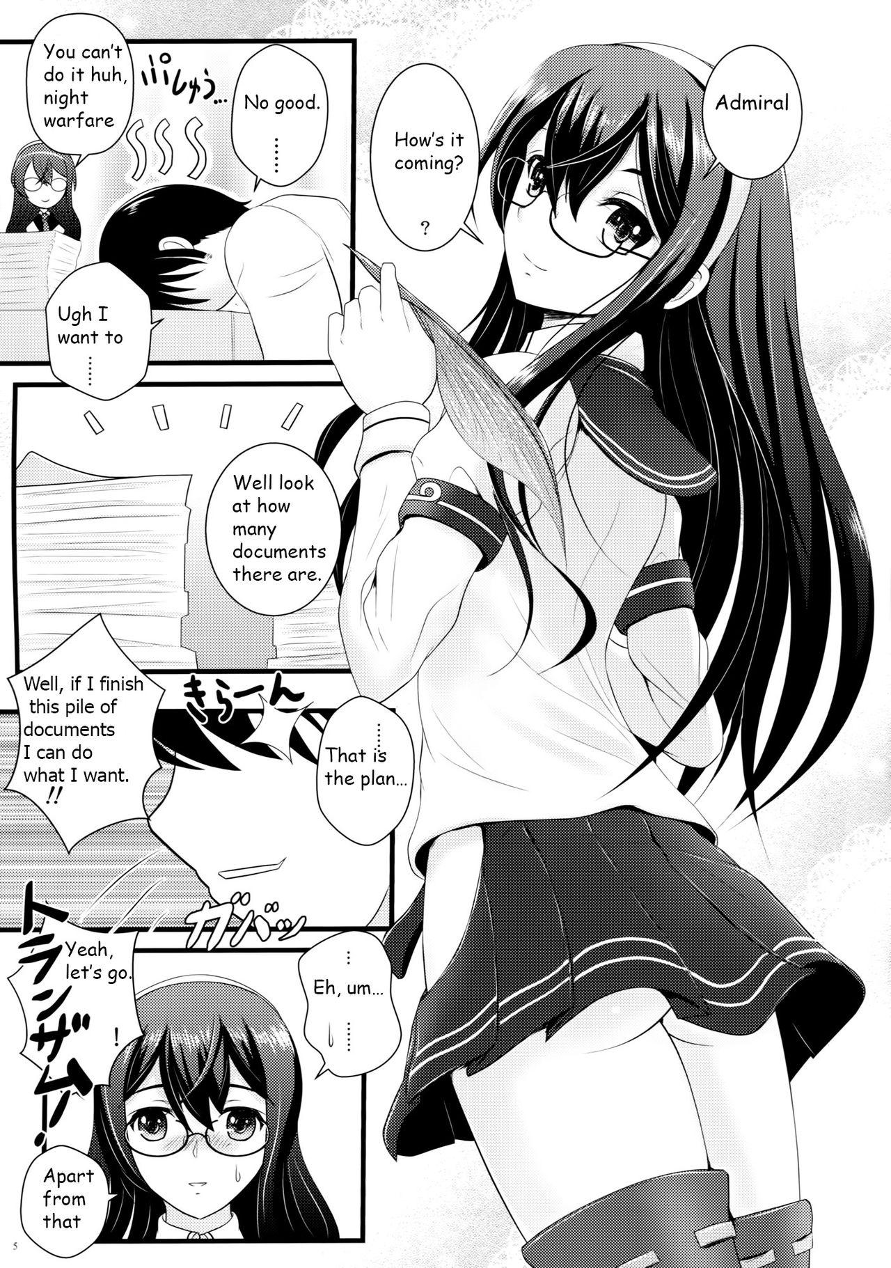 Big Butt Private Secretary - Kantai collection Deep - Page 4