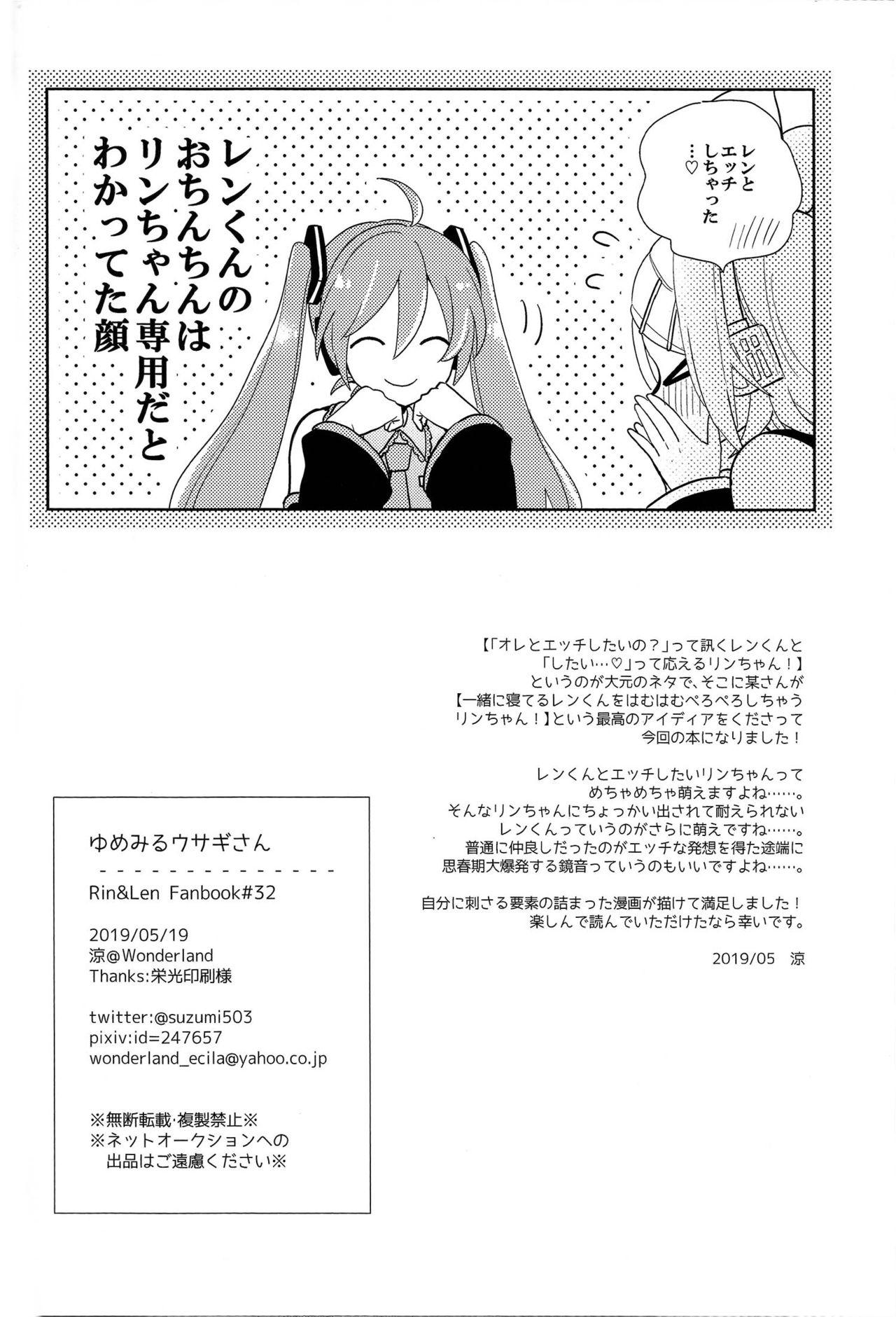 Punheta Yume Miru Usagi-san - Vocaloid Cream - Page 28