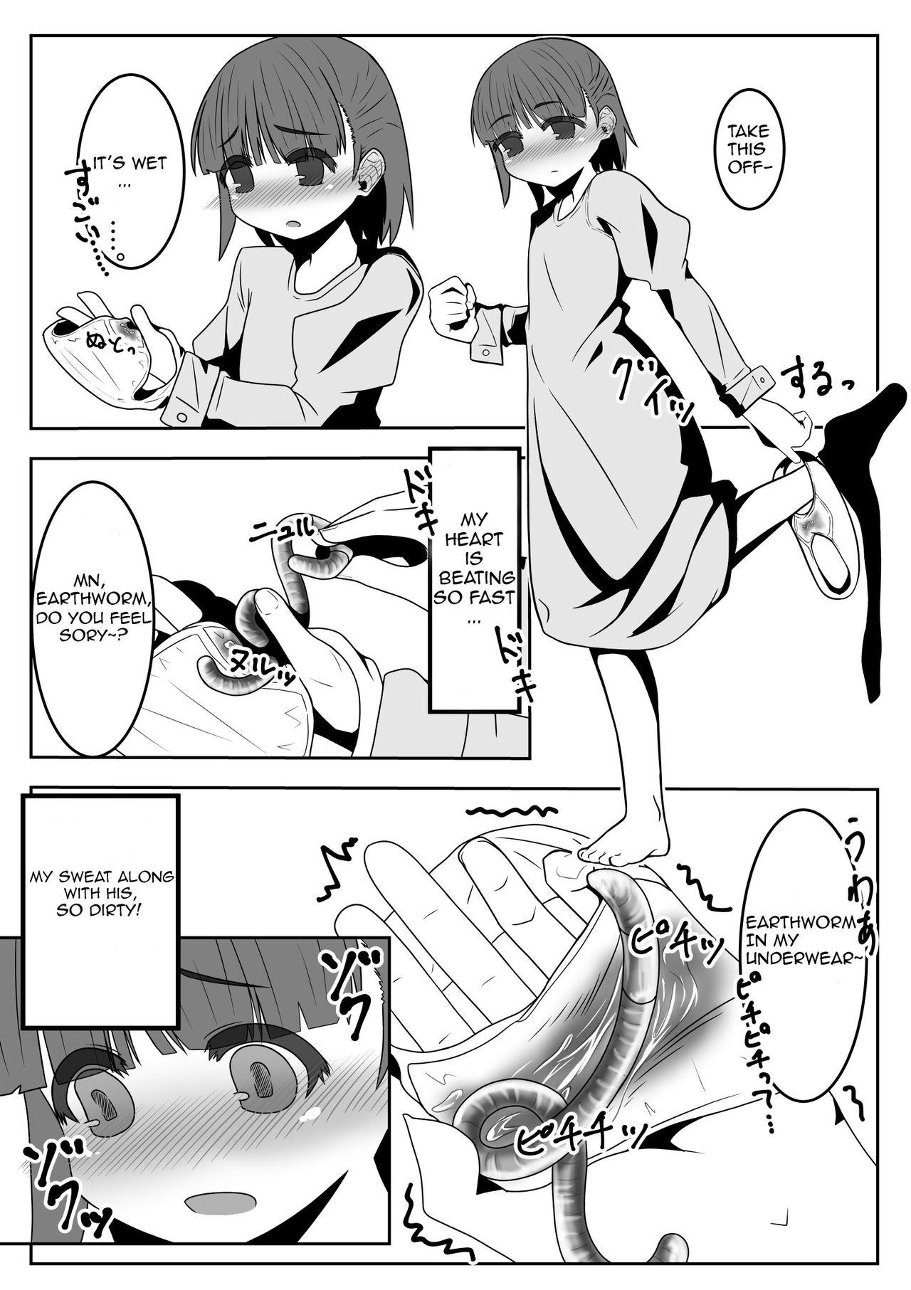 Petite Teen Mimizu Senbiki, Hako no Naka! | 1000 Earthworms in the Box - Original Creamy - Page 10