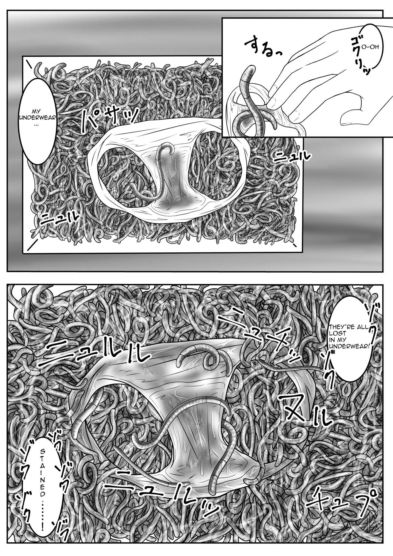 Livecam Mimizu Senbiki, Hako no Naka! | 1000 Earthworms in the Box - Original Porn Pussy - Page 11
