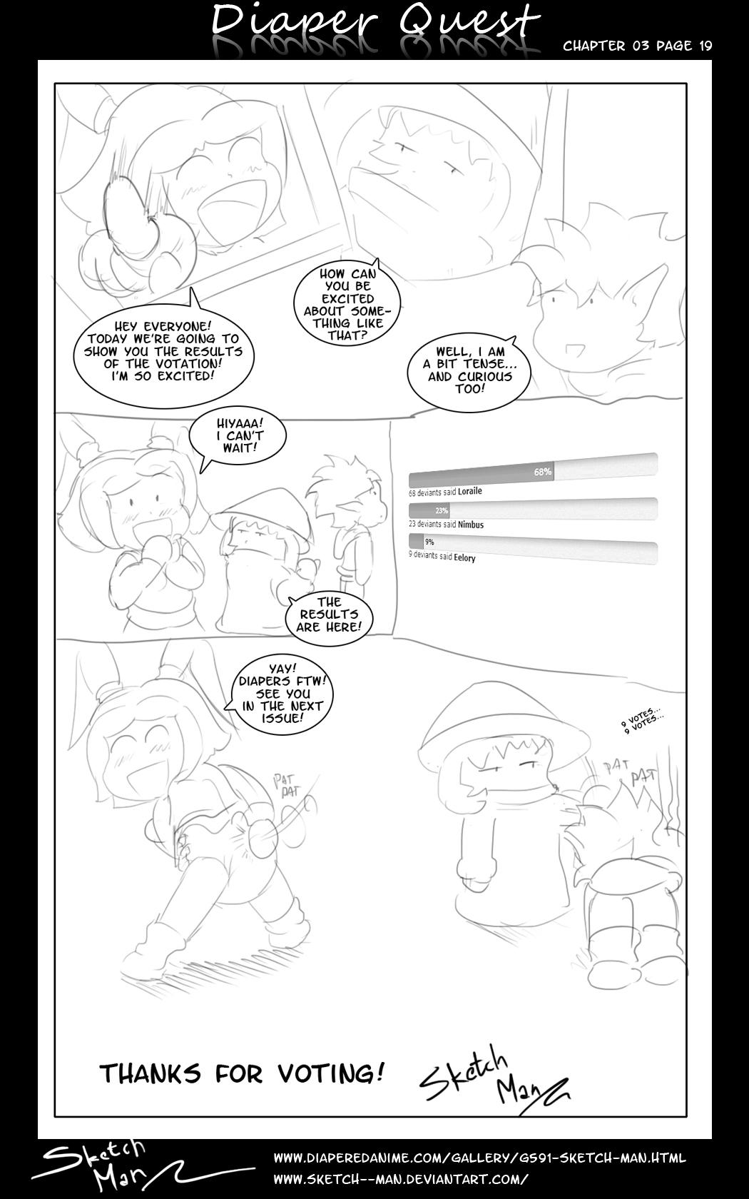Sketch Man's Diaper Quest Complete 57