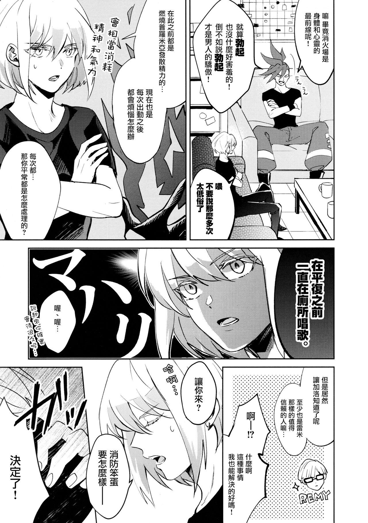 Bondagesex Ii kara Damatte Shouka Shiro! - Promare Mamadas - Page 5