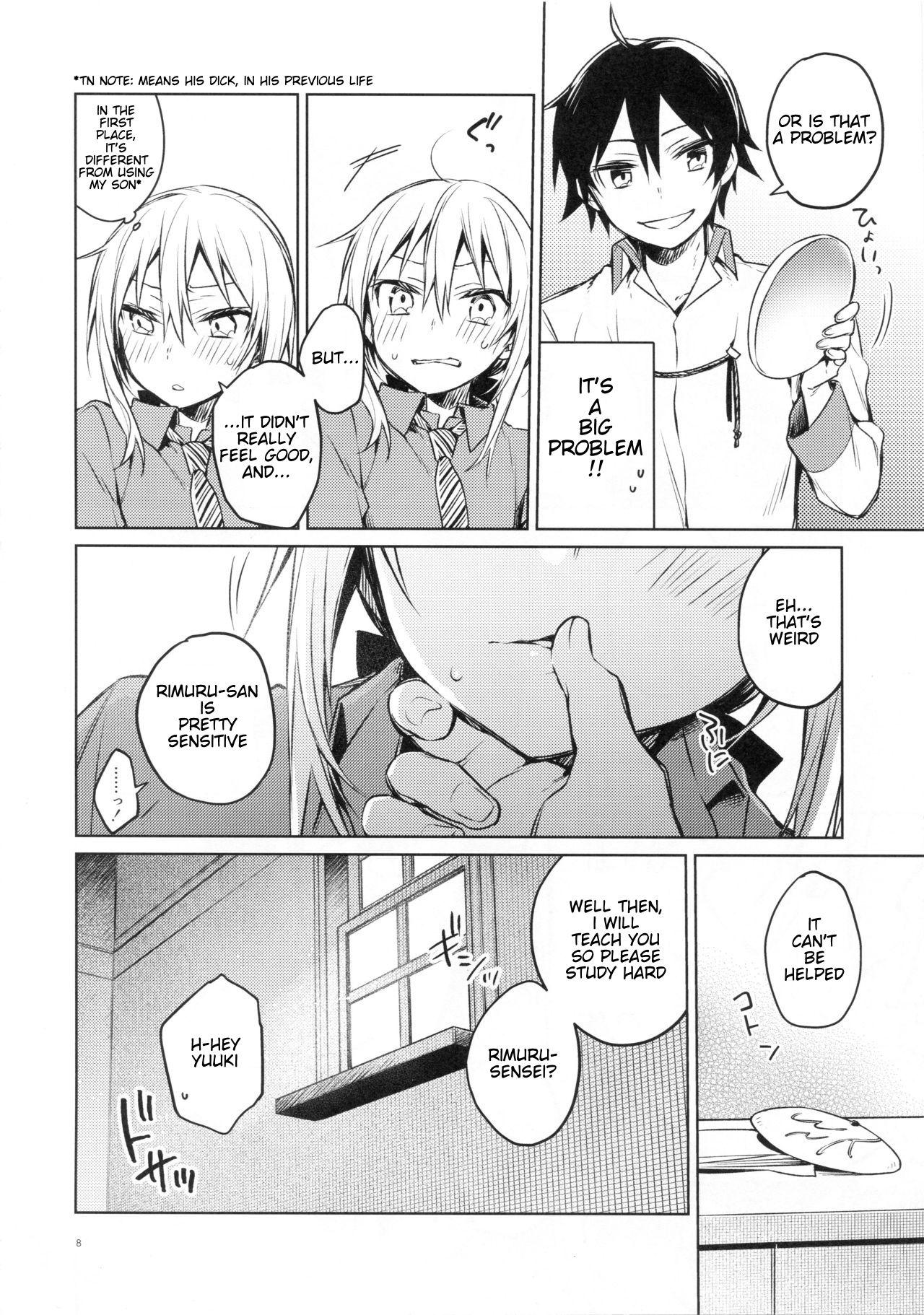 Hard Core Sex Rimuru Sensei ni Seikyouiku! | Sex Education for Rimuru Sensei! - Tensei shitara slime datta ken Youth Porn - Page 7