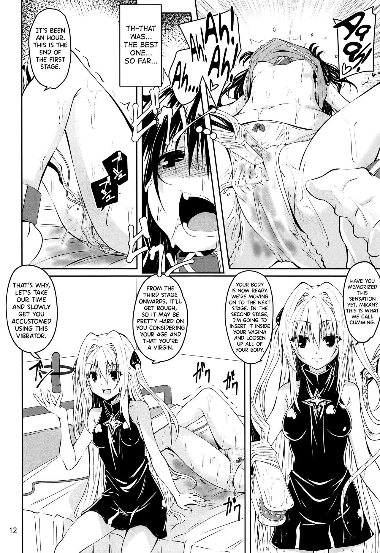 Passivo Kousoku Sareta Mikan ga Choukyou Game Clear o Ganbaru Hanashi - To love ru Amature Sex Tapes - Page 11