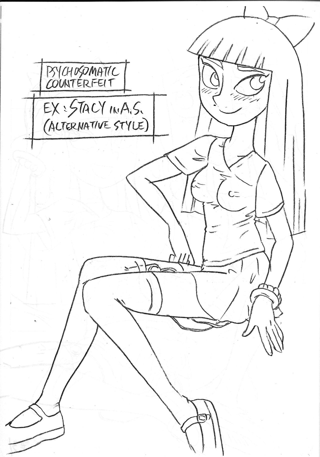 Francaise Psychosomatic Counterfeit Ex: Stacy in A.S. - Phineas and ferb Lesbo - Page 31