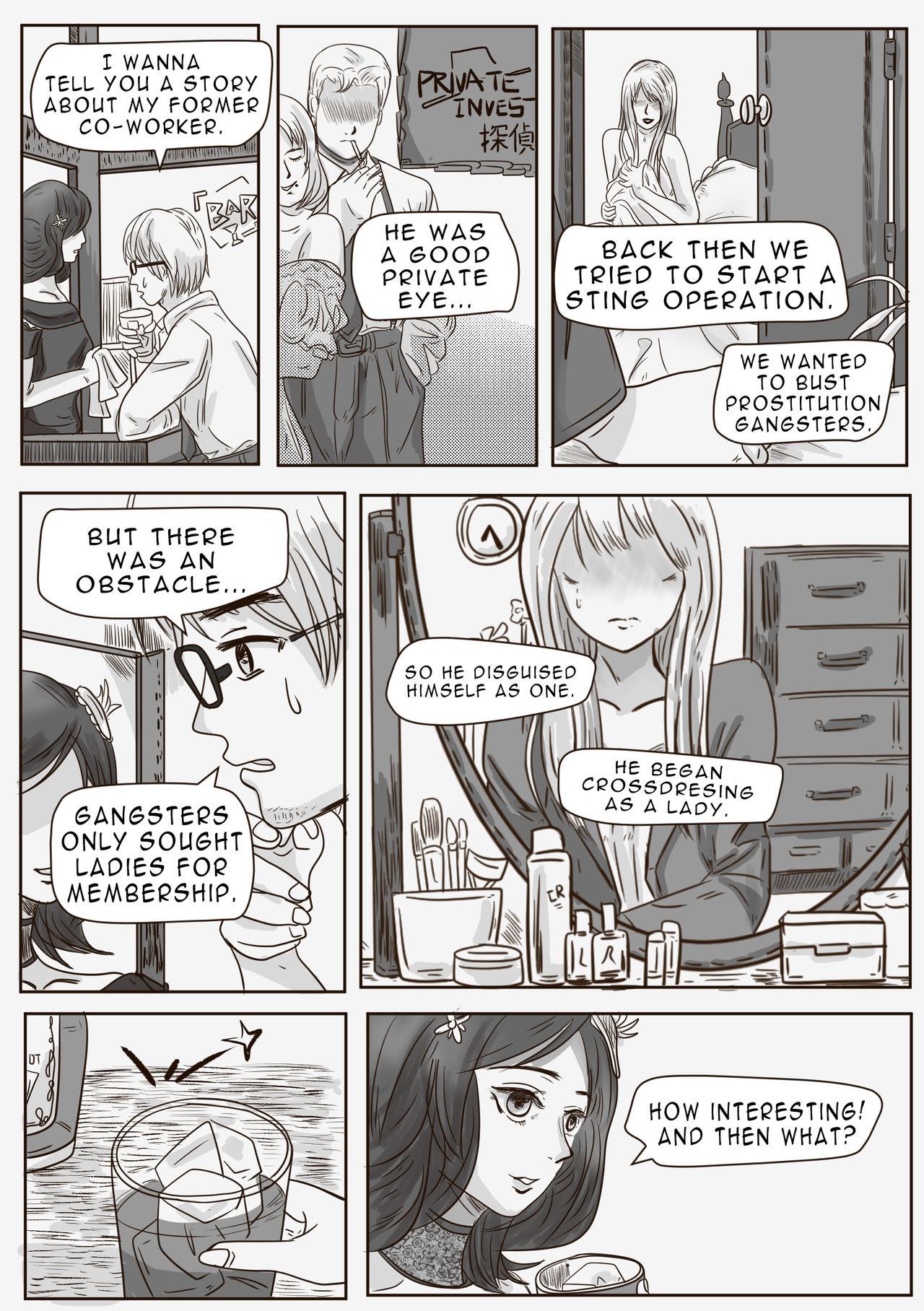 Sentando Dressed up!, crossdress in modern times - Original Oralsex - Page 6