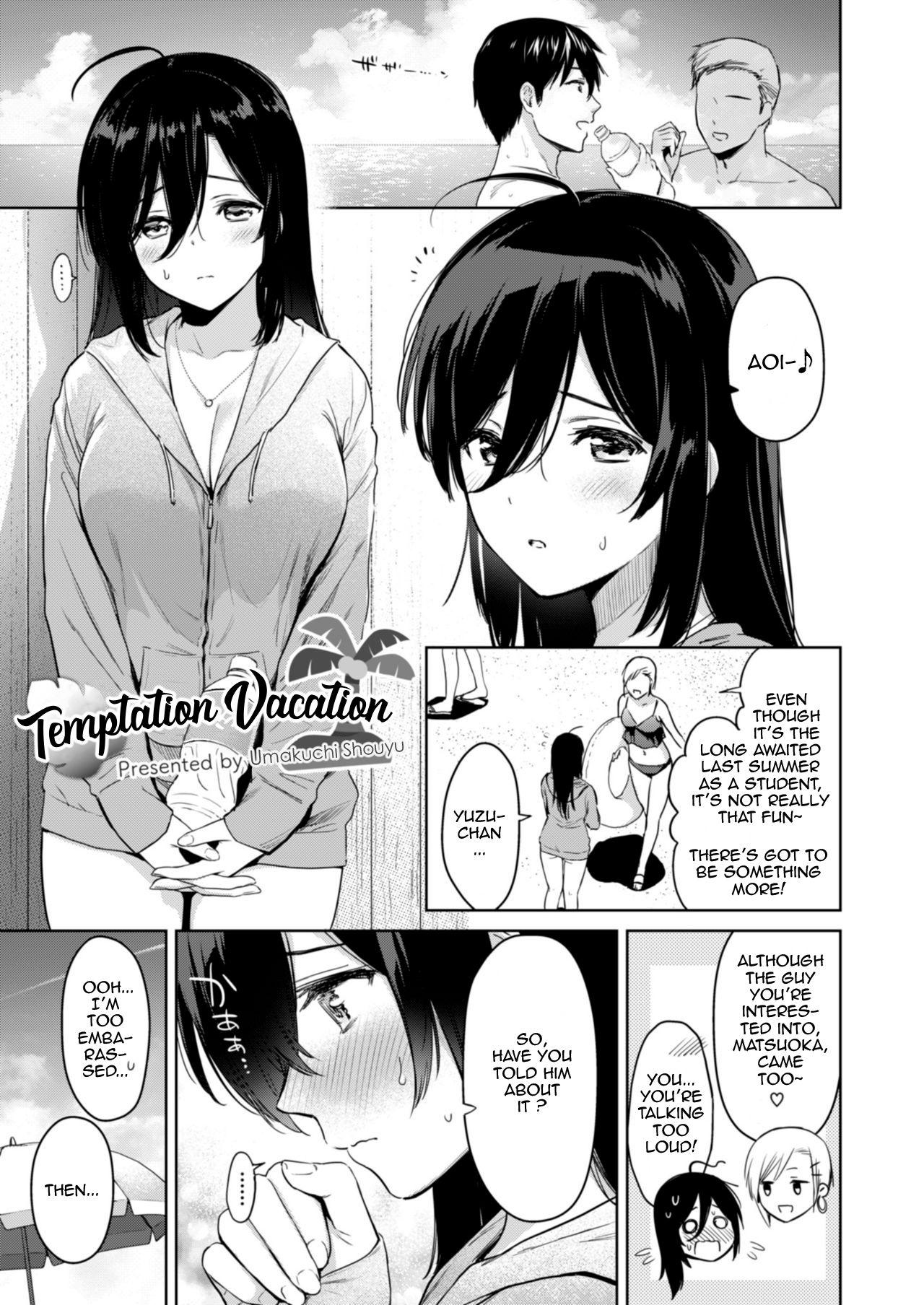 Titfuck Yuuwaku Vacation | Temptation Vacation - Original Freckles - Page 1