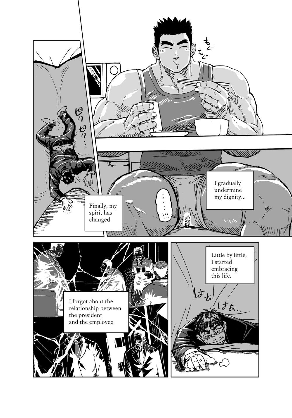 Sucking Dick Kobito Shachou wa Oogata Shinjin no Omocha - The Tiny President - Original Suck - Page 33