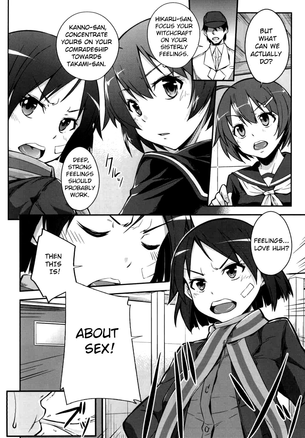 Teenage Sex Kakusei - Motomeshi wa Ai | Awakening: Seeking for Love - Brave witches Futanari - Page 6