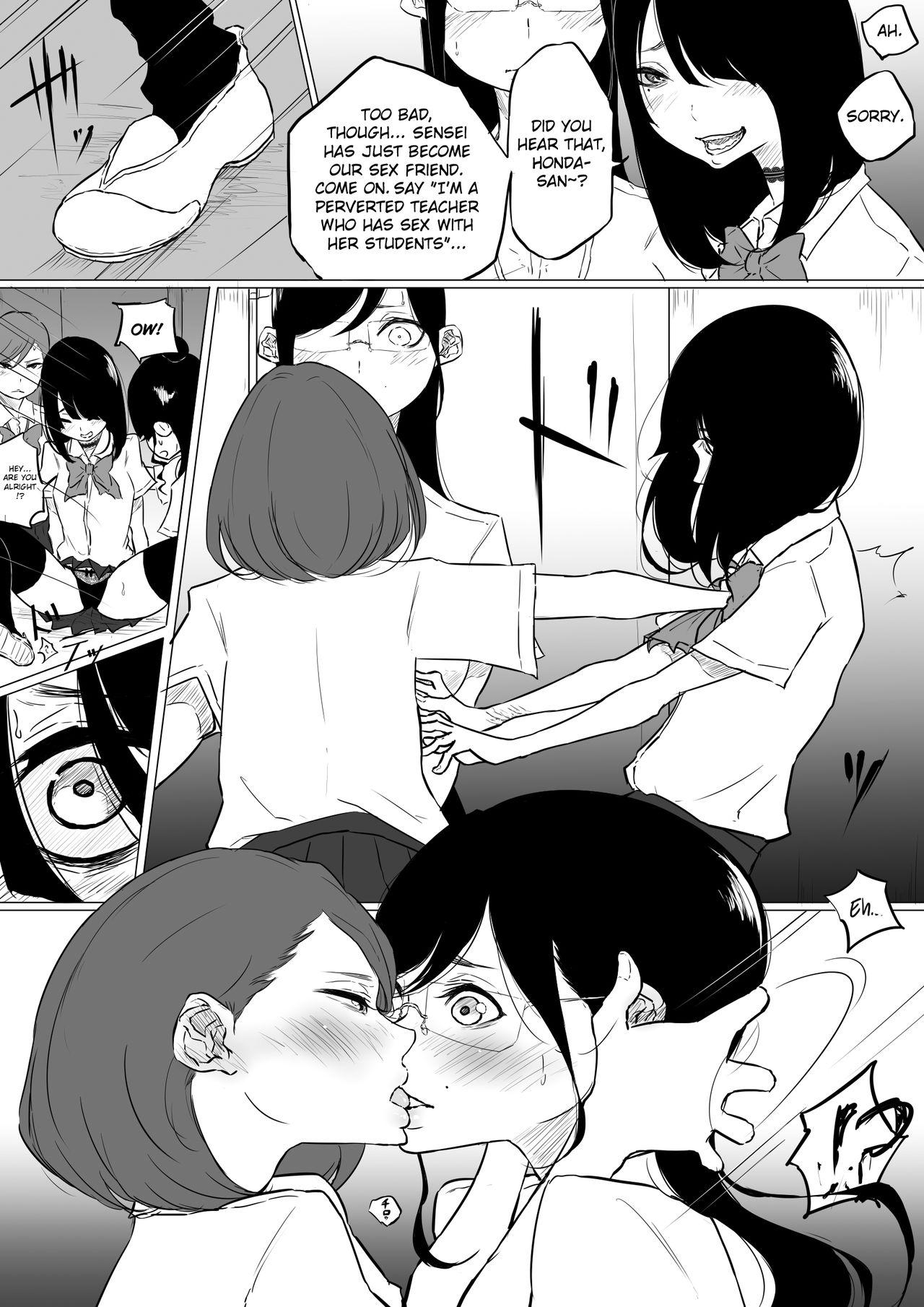 Trimmed Sousaku Yuri: Les Fuuzoku Ittara Tannin ga Dete Kita Ken | I Went to a Lesbian Brothel and My Teacher Was There - Original Jeans - Page 11