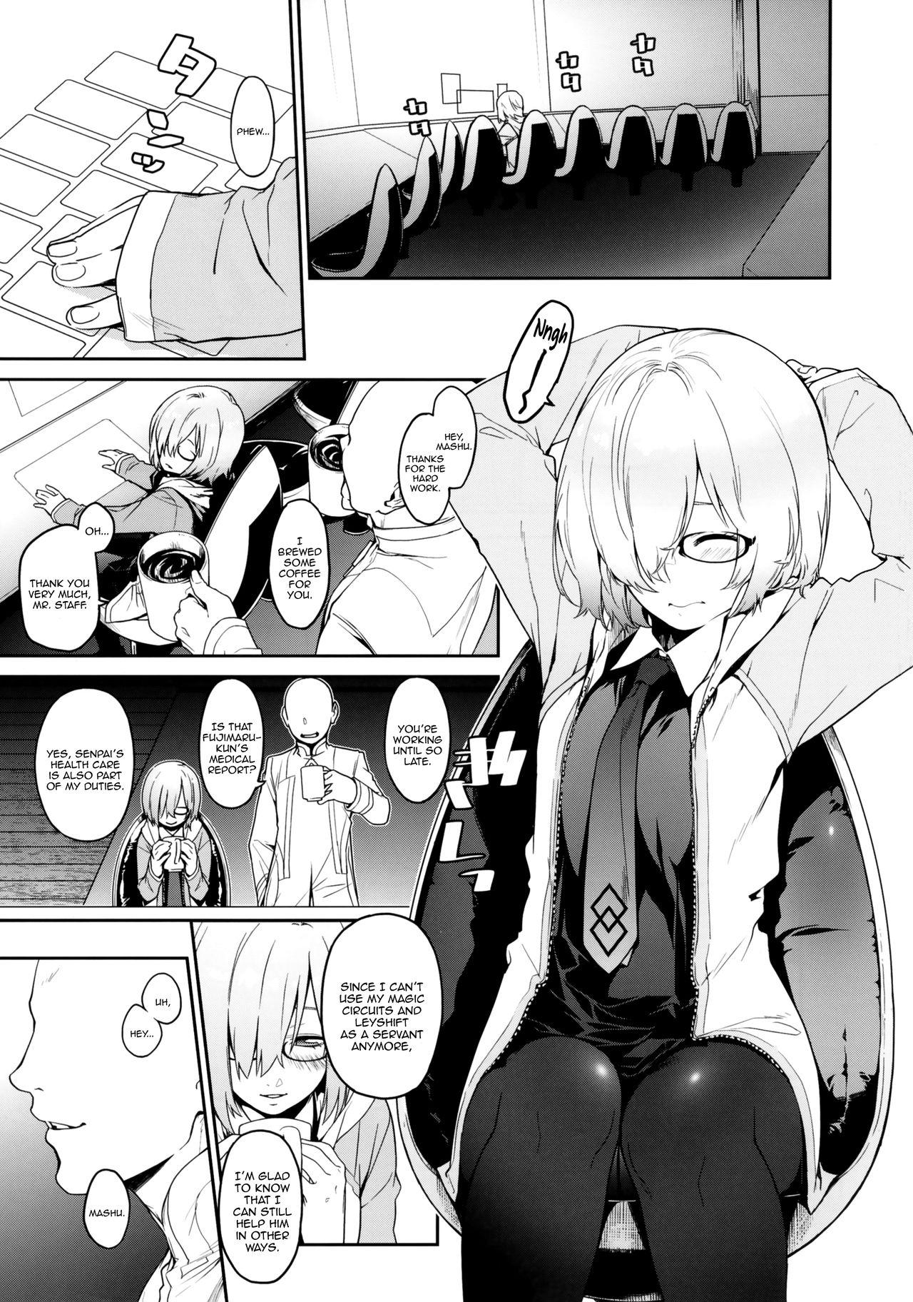 Pigtails Shielder ni mo Aru Jakuten | Shielder Also Has a Weakness - Fate grand order Tranny - Page 3