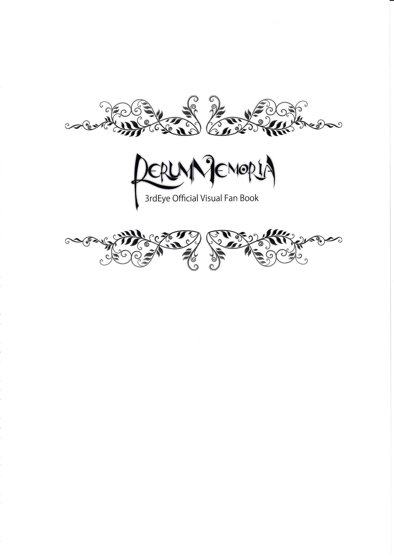 3rdEye Official Visual Fan Book RERUM MEMORIA 2
