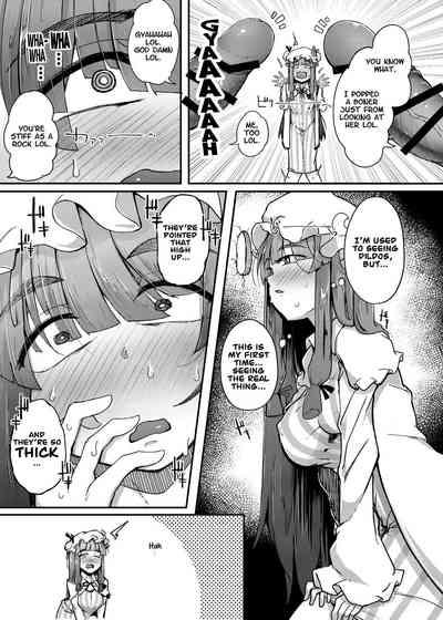 Leaked Ana to Muttsuri Dosukebe Daitoshokan | The Hole and the Closet Perverted Unmoving Great Library- Touhou project hentai Cam Porn 7