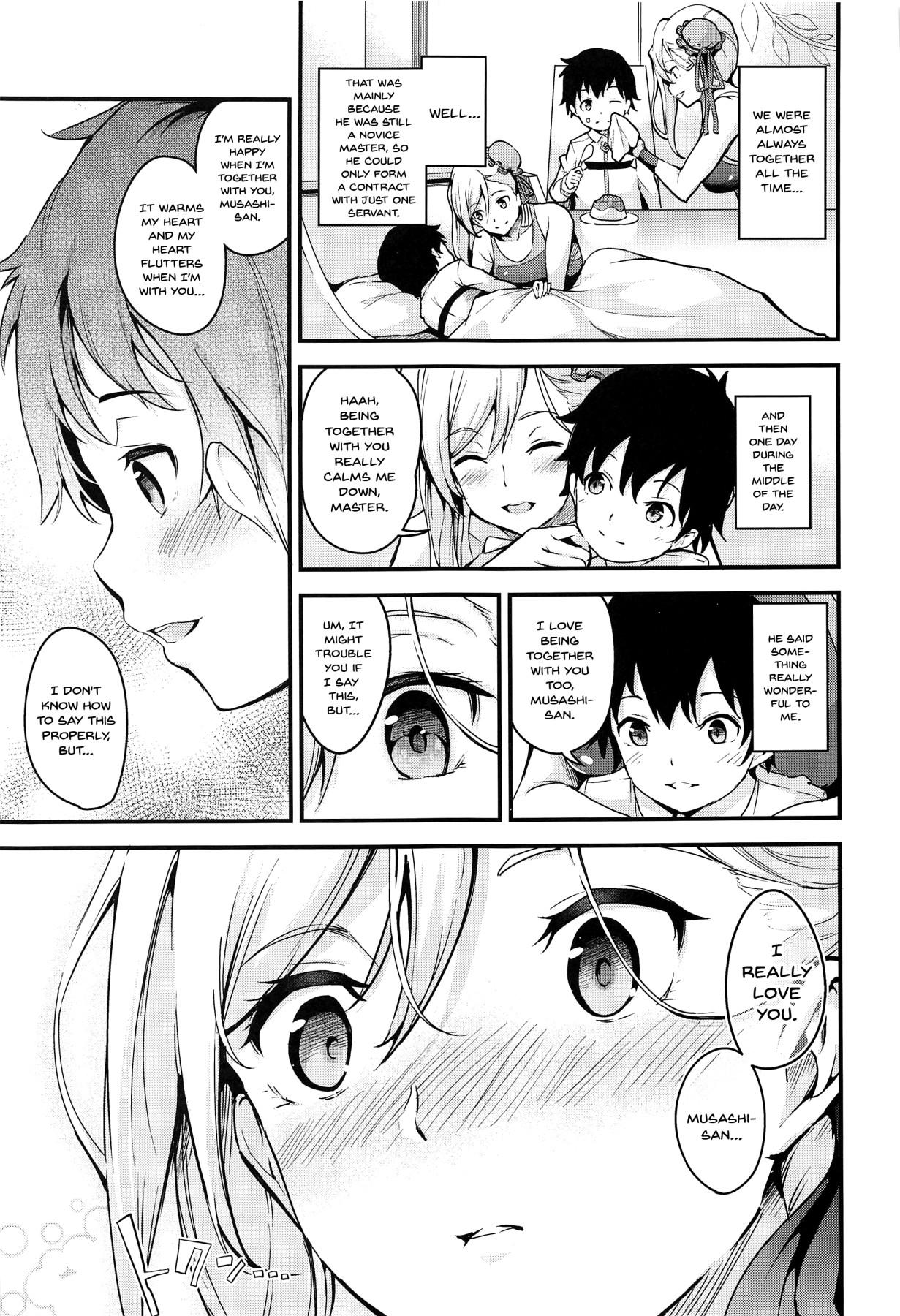 Gay Outinpublic (C97) [Nasi-pasuya (Nasipasuta)] Musashi-chan no NTR Saimin | Hypno NTR With Musashi-Chan (Fate/Grand Order) [English] {Doujins.com} - Fate grand order White - Page 4