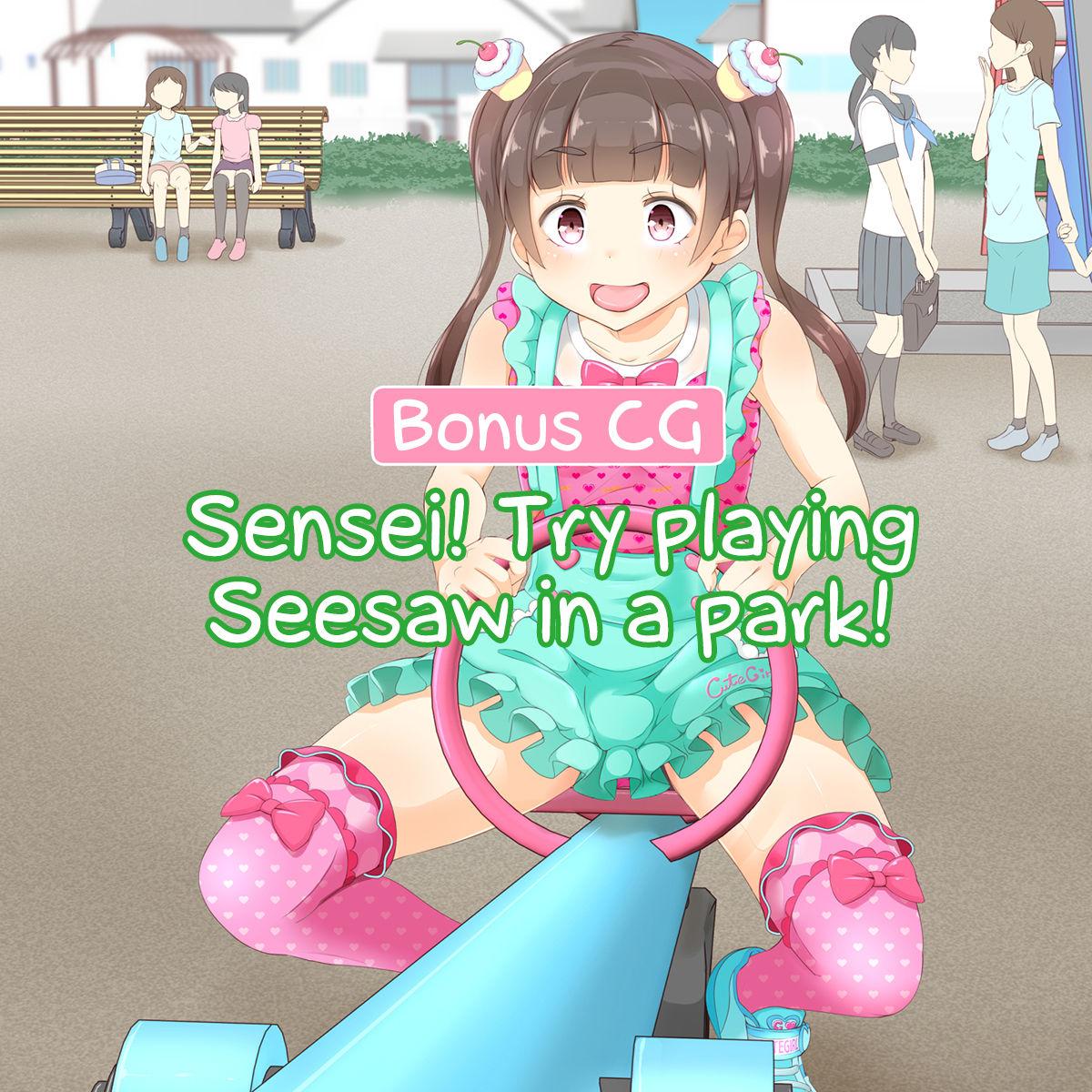 Sensei! Kouen de Jojisou Shite mite! | Sensei! Try dressing up like a little girl in a Public Park! 20