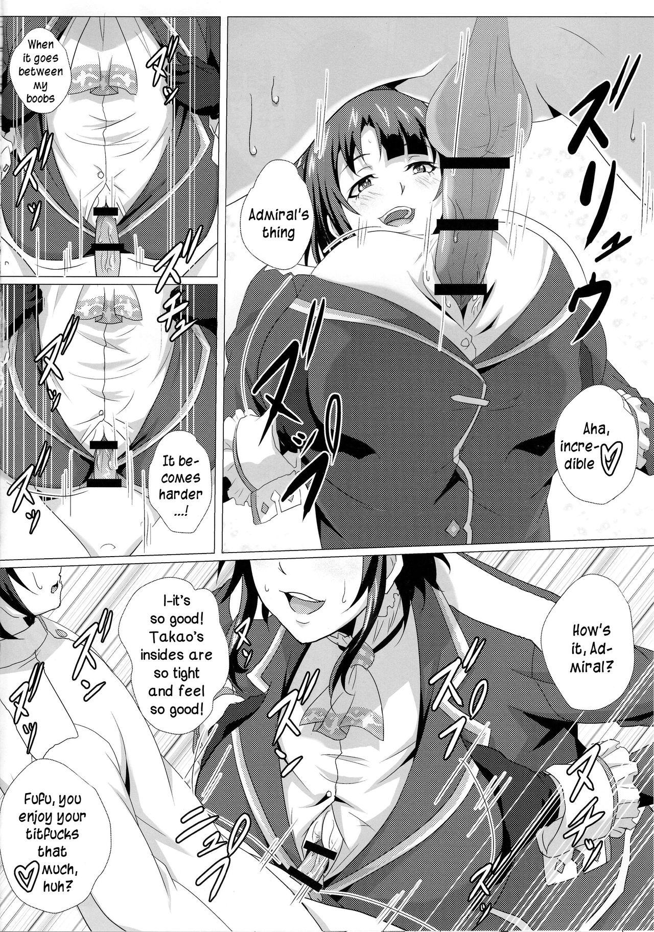 Hot Sluts Juunyuu Shimai no Aru Hi no Nyuukyou Seikatsu | A Certain Day With a Helping of Booby Sandwich by Two Busty Sister - Kantai collection Cdzinha - Page 5