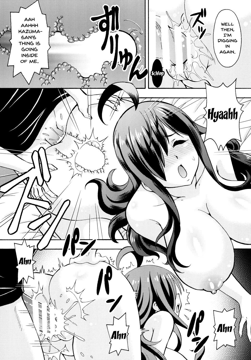 Sucking Dicks Ero Subarashii Sekai ni Nakadashi o! 3 - Kono subarashii sekai ni syukufuku o Exhibitionist - Page 10