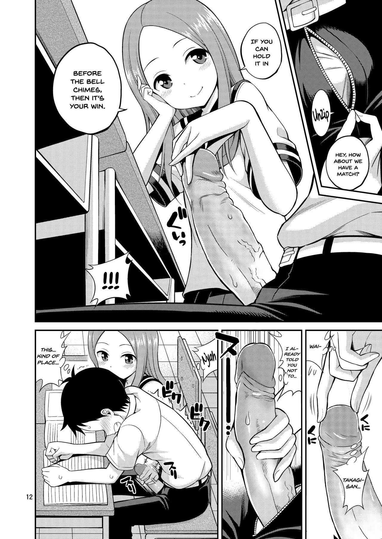 Chunky Ijikuri Jouzu no Takagi-san - Karakai jouzu no takagi-san Lesbian - Page 12