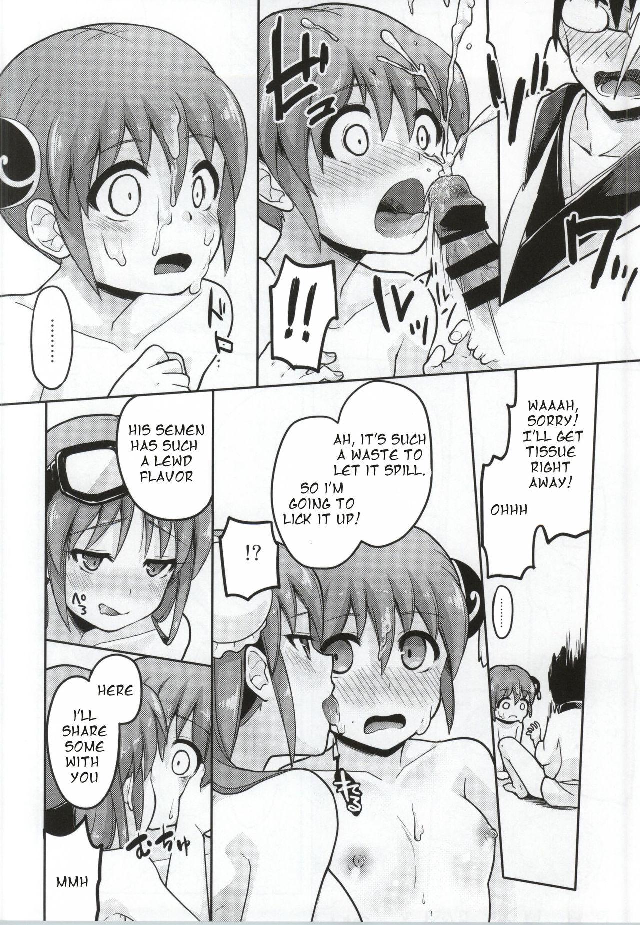 Face Fucking Yorozuya 4P - Gintama Farting - Page 9