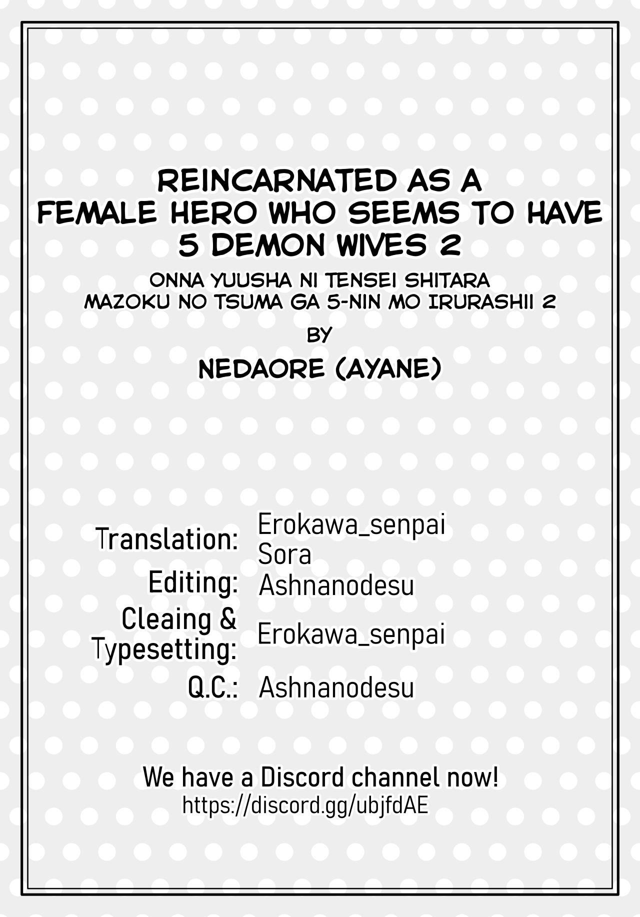 Onna Yuusha ni Tensei Shitara Mazoku no Tsuma ga 5-nin mo Irurashii 2 | Reincarnated as a Female Hero Who Seems to Have 5 Demon Wives 2 39