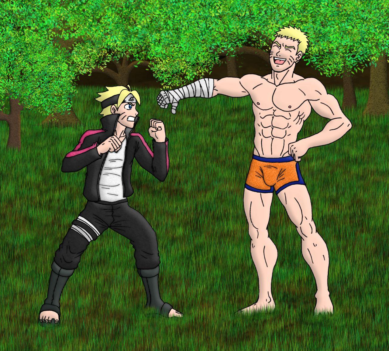 Humiliation Boruto vs Naruto - Boruto Hetero - Page 1