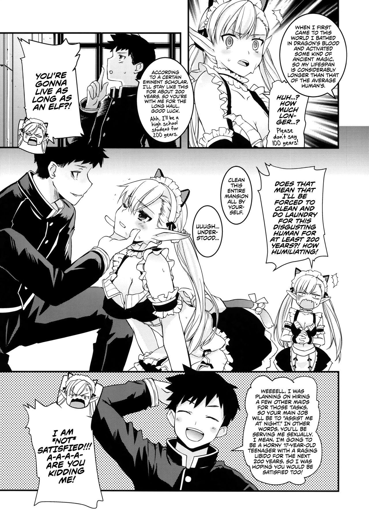Swing Uchi no Maid wa Elf no Hime-sama! | My Maid is an Elf Princess! - Original Highschool - Page 6