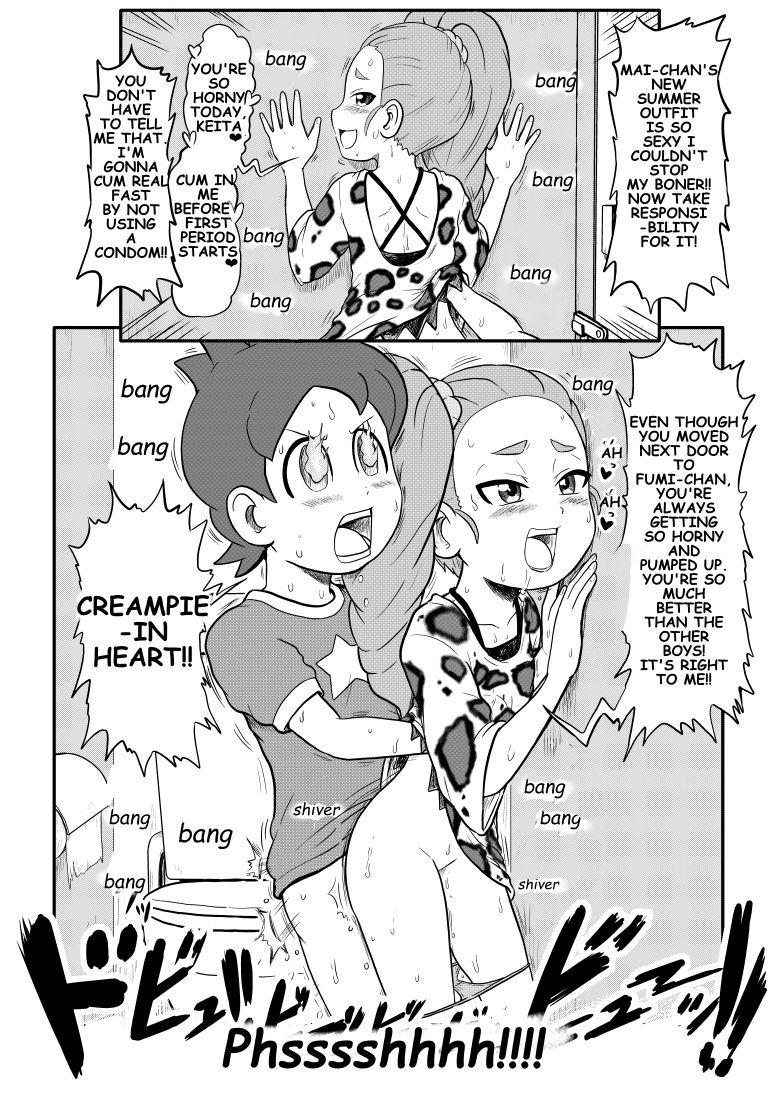 Sucking Mini Doujinshi Translated - Youkai watch Free Blowjobs - Page 9
