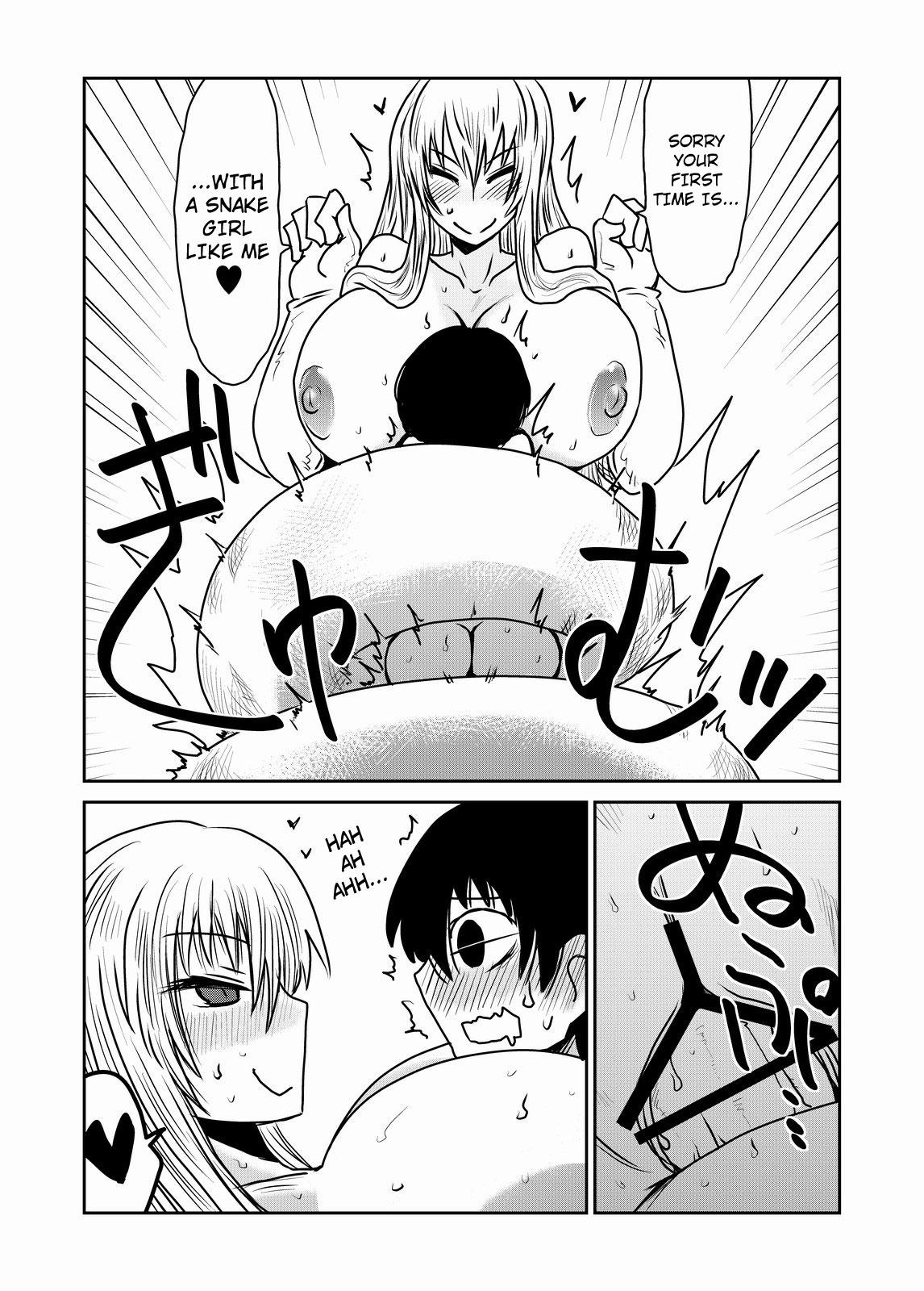 Public Sex Hebi Onna-san ga Hanashite Kurenai. | The Serpentess Never Lets Go Harcore - Page 13
